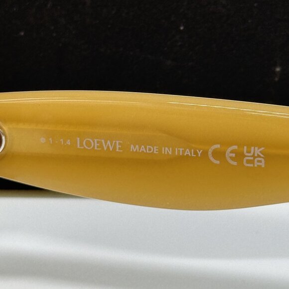NEW LOEWE LW40139U 25E WOMEN SUNGLASSES WHITE/BROWN SQUARE LOEWE EYEWEAR main image 4